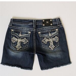 Miss Me Jean Shorts Mid-Thigh size 29